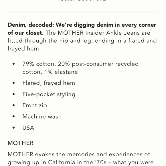 MOTHER The Insider Frayed Ankle Jeans - Picture 6 of 7